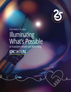 Cover graphic of the OCHIN Annual Report 2024